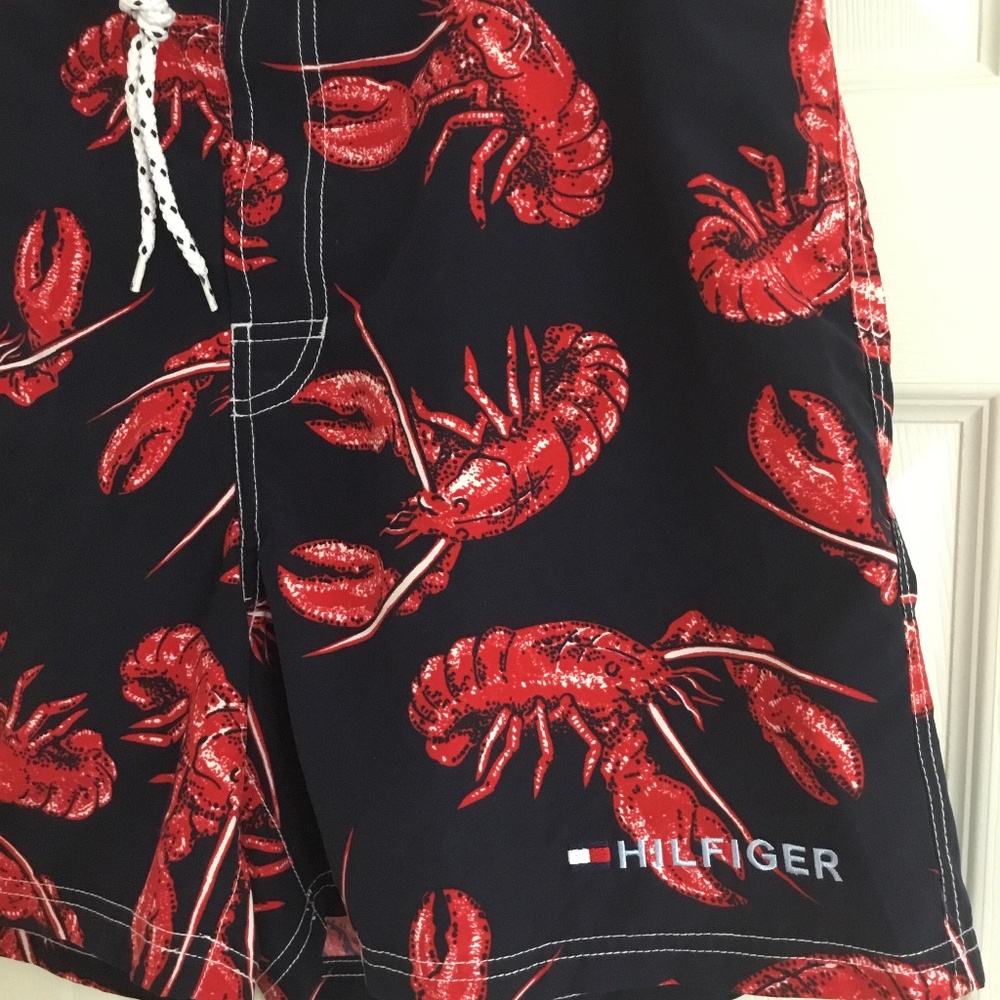 Tommy Hilfiger Lobster Print Swim Shorts - Picture 3 of 9